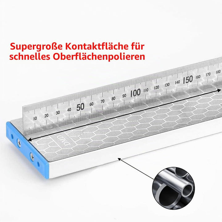 Obluesky Diamant-Abflachungsstein Knetplatte doppelseitig (400 & 1200) Körnung Diamant-Schleifplatte
