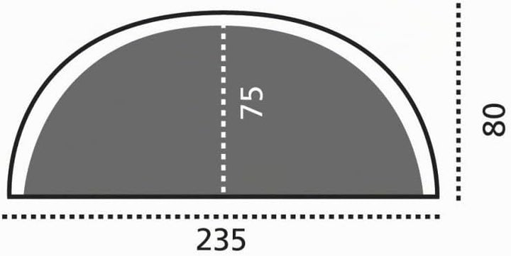 Grand Canyon APEX 1 - Kuppelzelt für 1-2 Personen | Ultra-leicht, wasserdicht, kleines Packmass | Ze