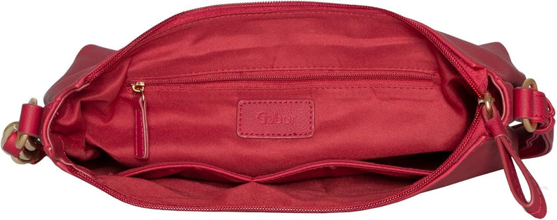 Gabor bags Anita Damen Umhängetasche Crossbody Bag Dark Red, Dark Red