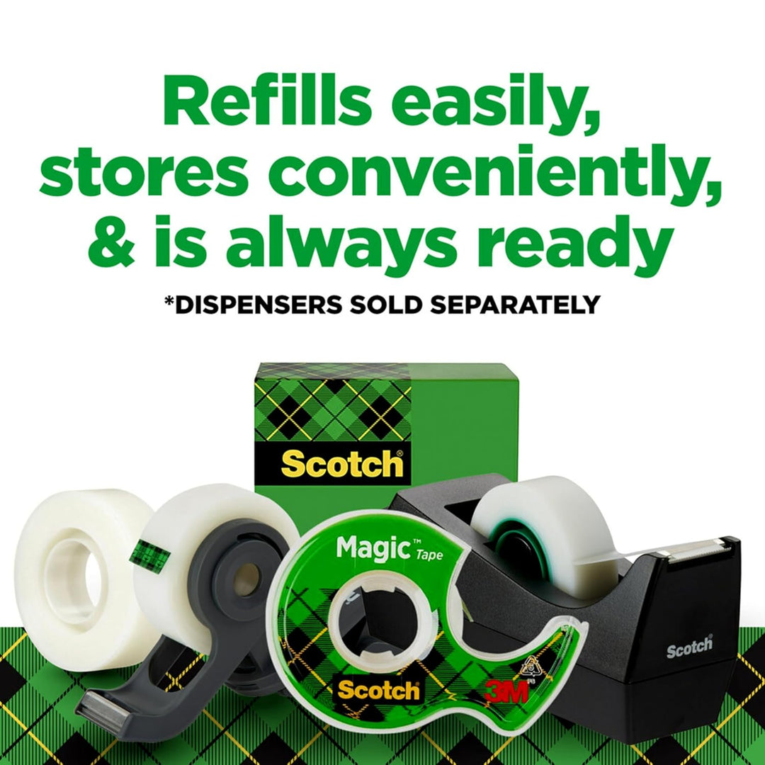 SCOTCH MAGIC TAPE 0.75X1000, Size: 6X2 ROLL by Scotch
