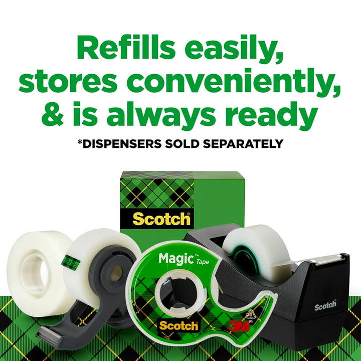 SCOTCH MAGIC TAPE 0.75X1000, Size: 6X2 ROLL by Scotch