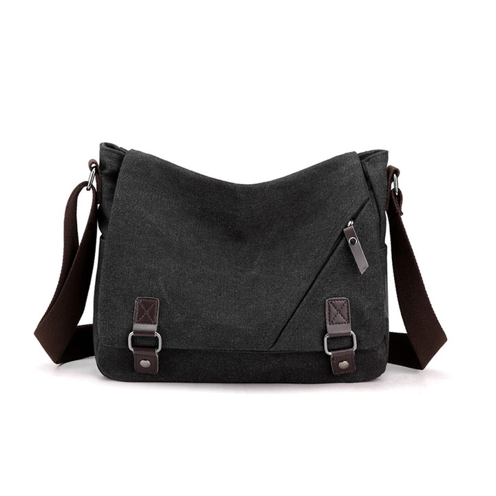 NICOLE & DORIS Umhängetasche Herren Damen Schultertasche Segeltuch Messenger Bag Arbeitstasche Lapto