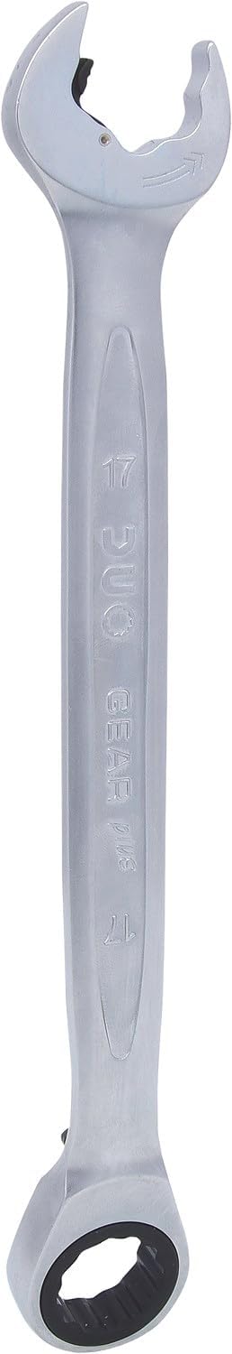 KS Tools 503.5917 DUO GEARplus Ringmaulschlüssel,Maul-Ratschenfunktion 17mm, umschaltbar, 17mm