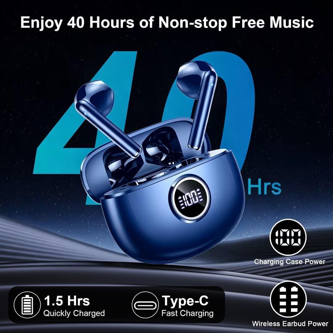 Drsaec Bluetooth Kopfhörer, 2026 Neu 6D Tiefer Bass In Ear Kopfhörer Kabellos Bluetooth 5.3 Kabellos