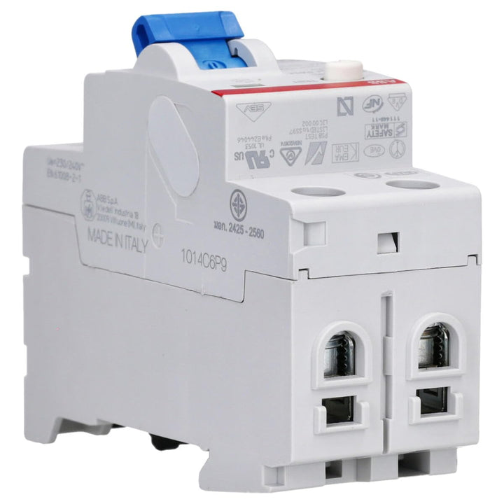 ABB F202 RCCB, 2-polig, 25A, 30mA Typ A CE 230V ac Einzelpack Single, Einzelpack Single