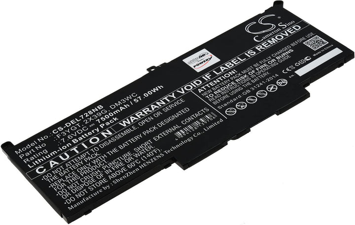 Akku für Laptop Dell Latitude 7390, 7,6V, Li-Ion