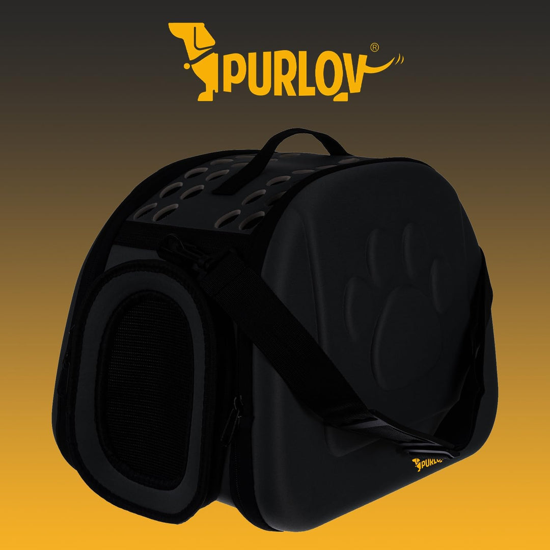 Katzenbox Purlov Hundetransporter faltbar Katzenbox Reisebox 18270