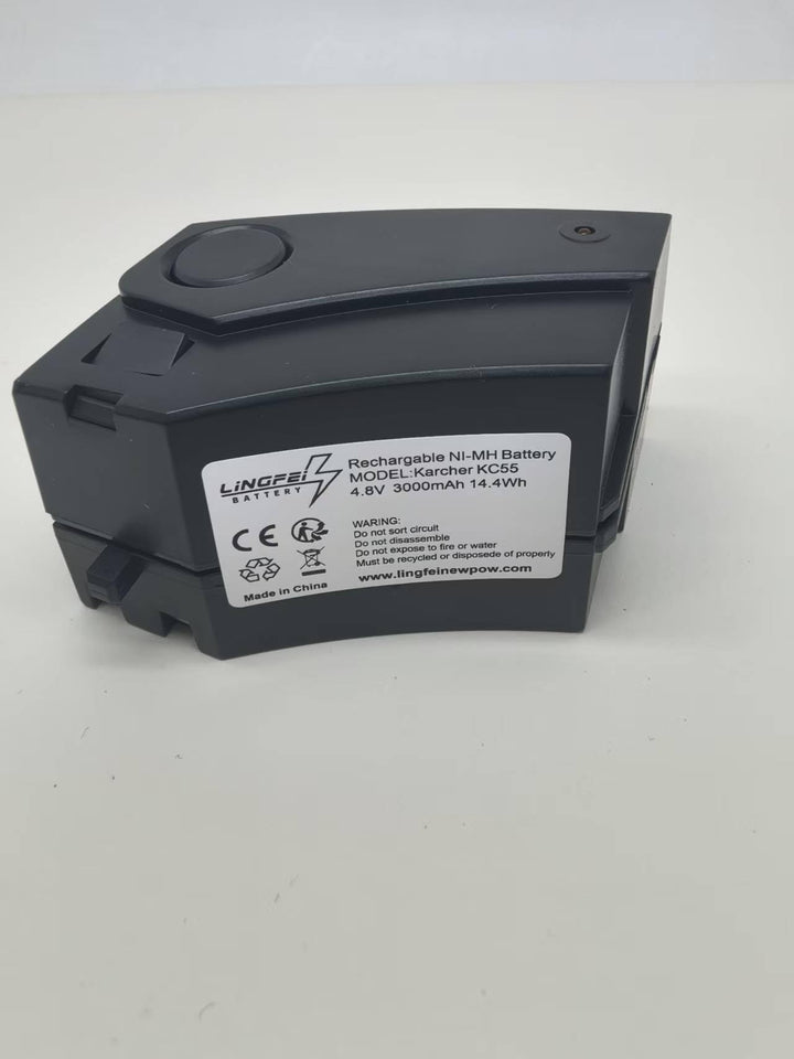 Ersatzakku für Kärcher Akkubesen K52, K55, K65+, KB5, KC55, KC55+ und andere, wie 28100010, 6.654-11
