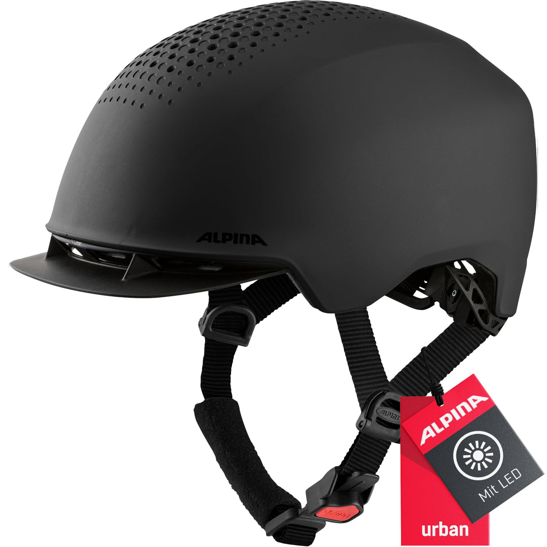 ALPINA Idol Helm schwarz 52-56 cm, 52-56 cm