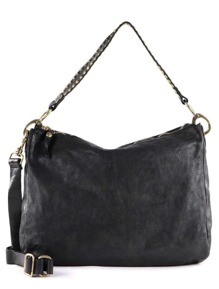 Campomaggi Alabama - Schultertasche 35 cm Grigio, Grigio