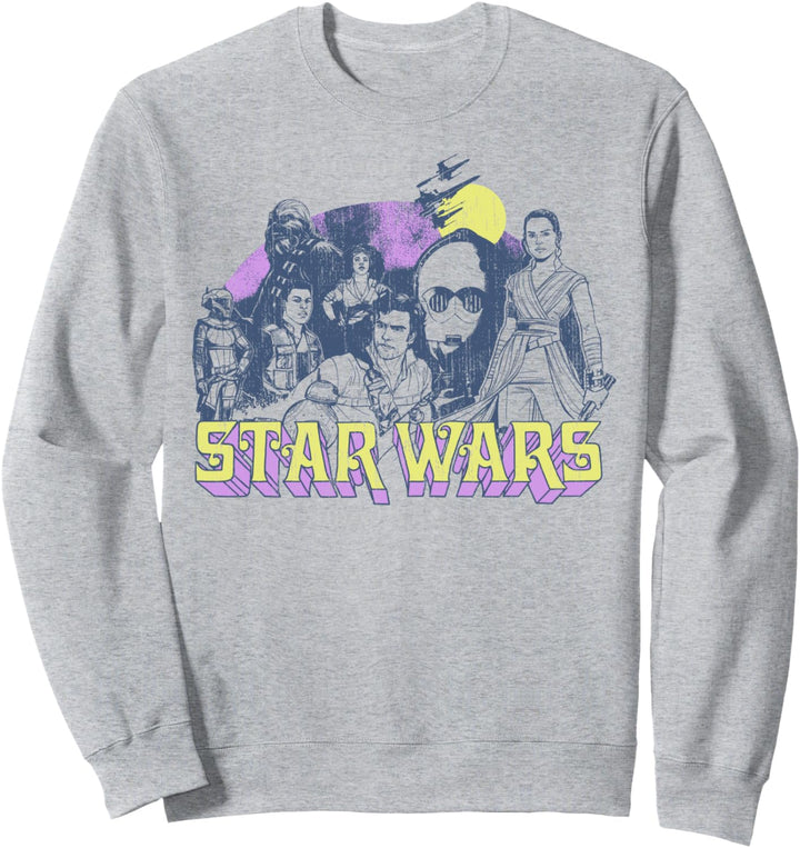 Star Wars: The Rise Of Skywalker Group Shot Logo Sweatshirt