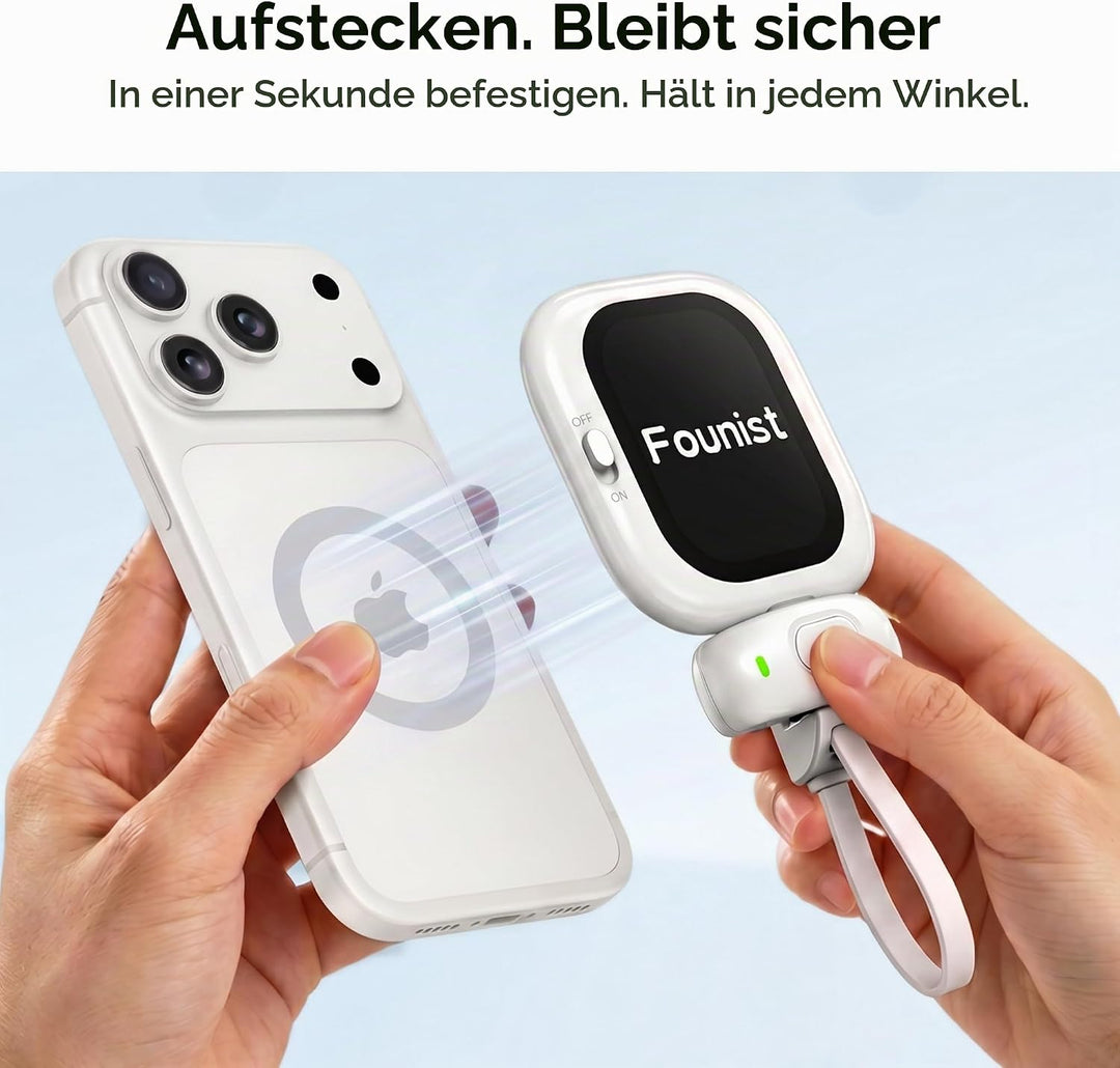 Vlogmate Mini Vlog Selfie Monitor Bildschirm, Telefon Halter Clip Mount für die Rückkamera Selfies/V