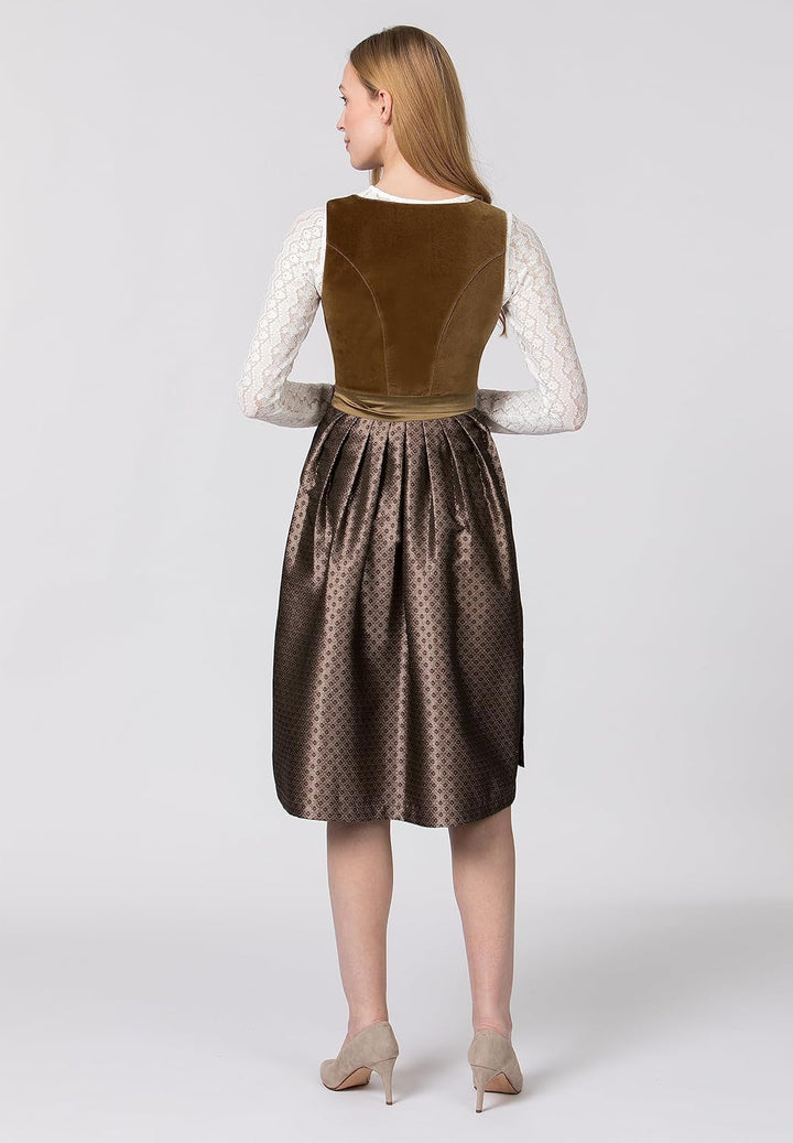 Stockerpoint Damen Dirndl Isola Kleid für besondere Anlässe 38 Olive, 38 Olive