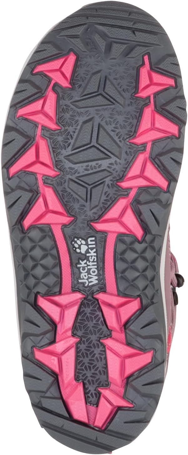 Jack Wolfskin Jungen Unisex Kinder Vojo Texapore Stiefel 40 EU Ash Mauve, 40 EU Ash Mauve