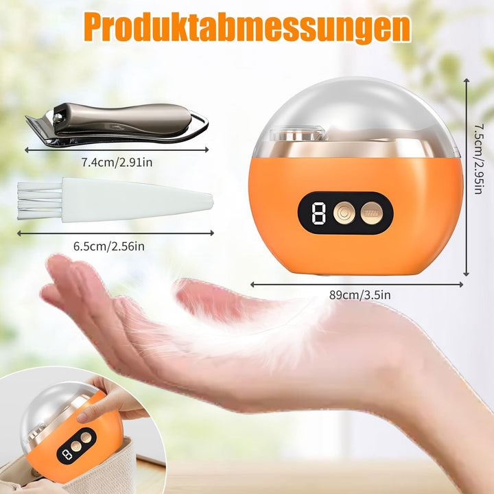 Elektrischer Nagelknipser, 2025 Verbessertes Nail Trimmer Beinhaltet 2 in 1 Electric Nail Clippers &