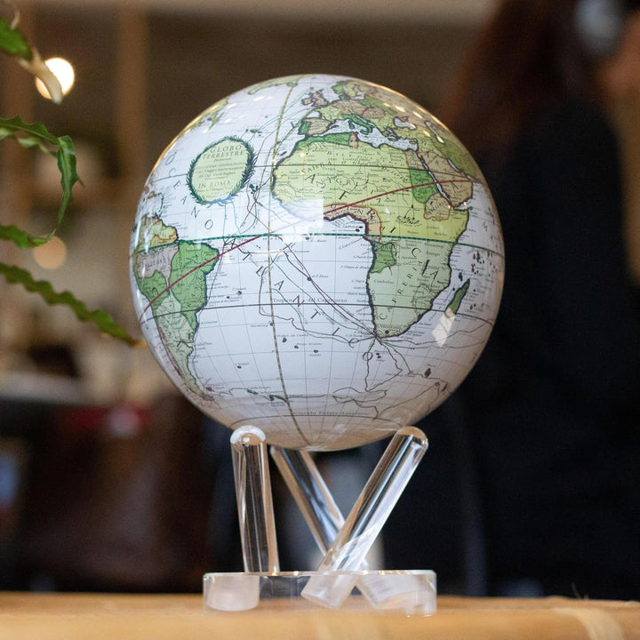 4.5 White Cassini Terrestrial MOVA Globe by Mova