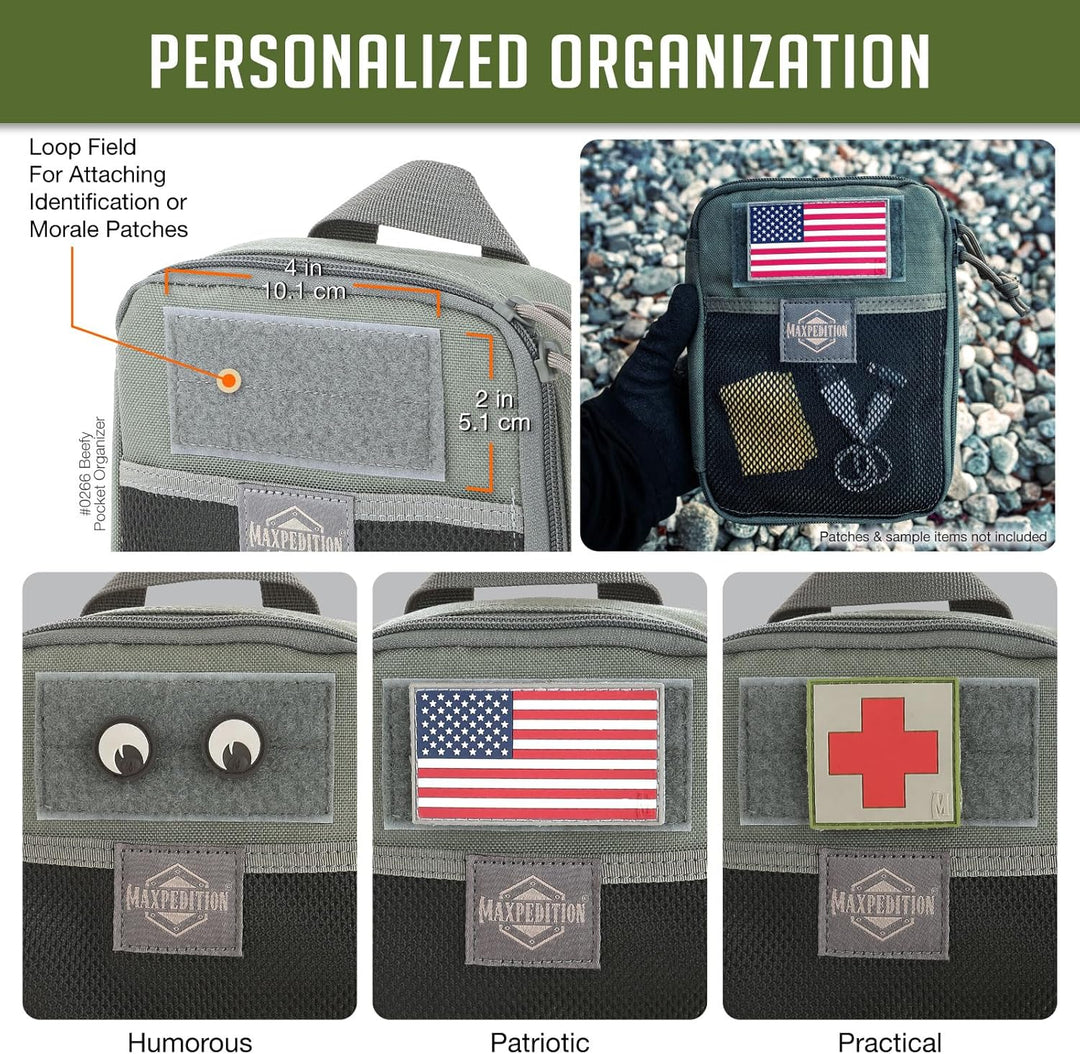 Maxpedition Beefy Pocket Organizer Tasche Einheitsgrösse Foliage Green, Einheitsgrösse Foliage Green