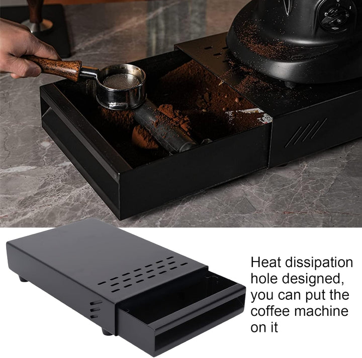 CHICIRIS Abklopfbehälter, Abschlagbehälter, Knock Box, Kaffee Abklopfbox, Schubladen Kaffeerückstand