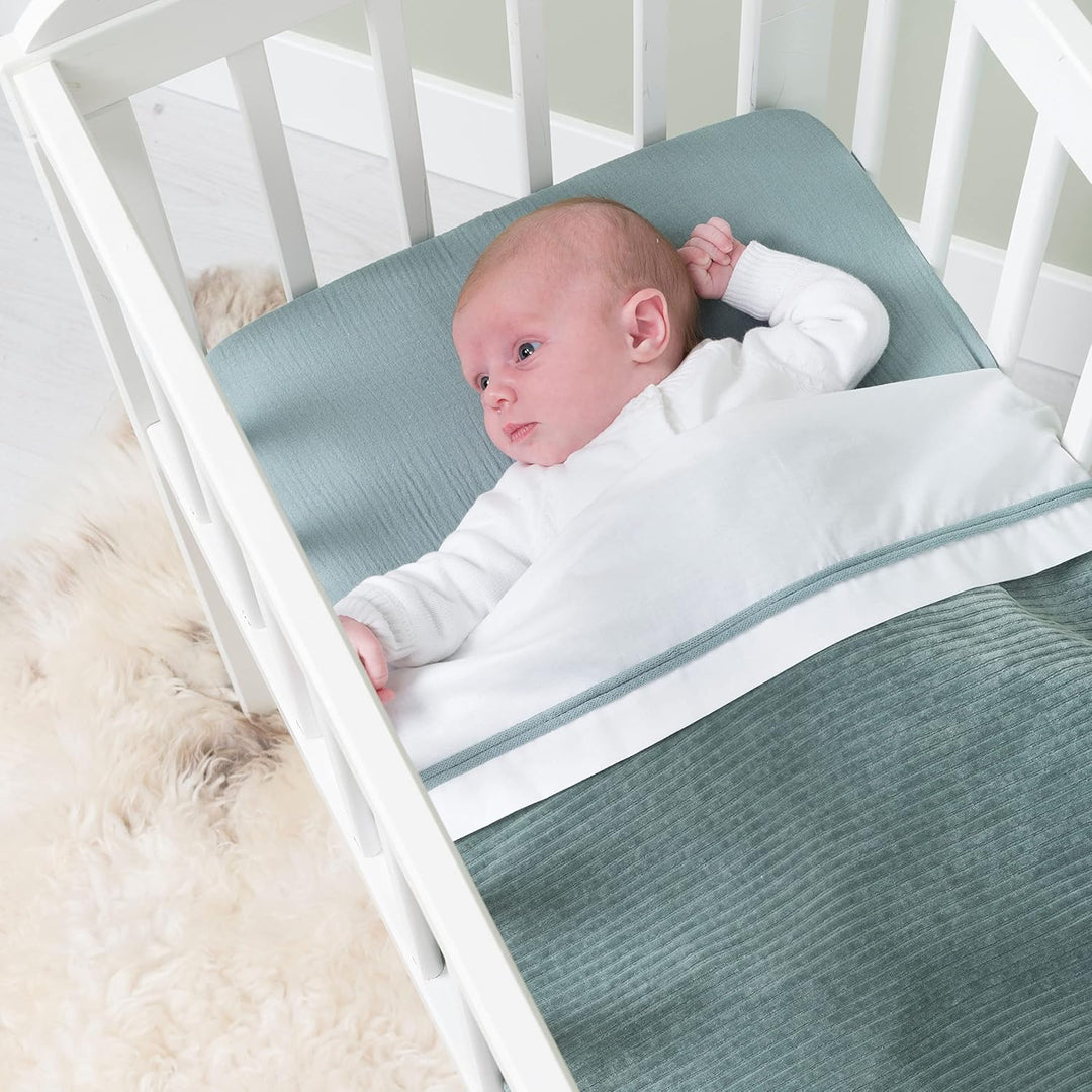 Baby's Only - Kinderdecke Sense - Kuscheldecke für Gitterbett - Gitterbettdecke aus Baumwolle - Für