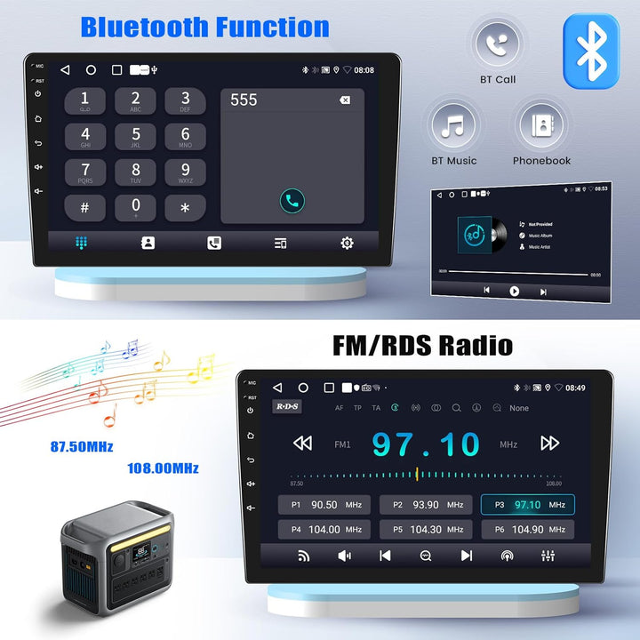 SIXTOP 2G+64G Android 13 Autoradio für FIAT Ducato 2010/Citroen Jumper/Peugeot Boxer Wireless CarPla