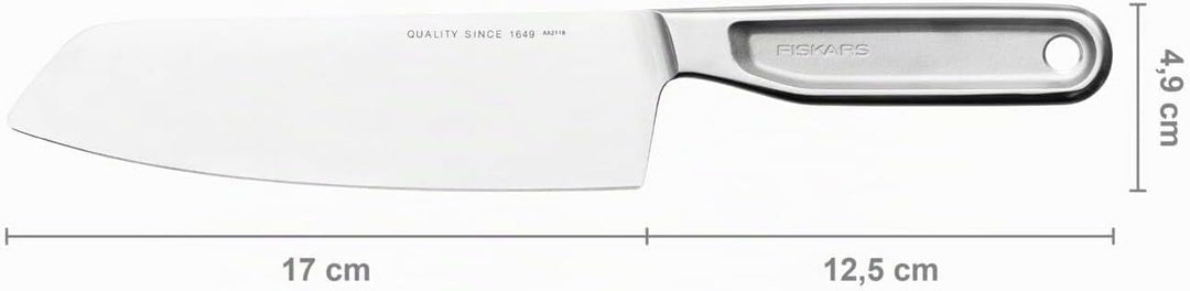 All Steel Couteau Santoku 16cm