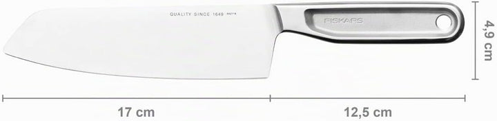 All Steel Couteau Santoku 16cm