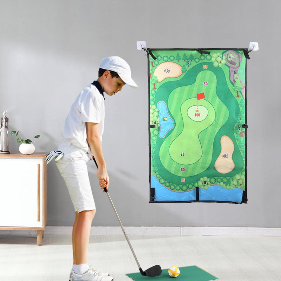 Chip-and-Stick-Golfspiel, Golf-Dart-Chipping-Spiel | Doppelseitige Übungsmatte Golf-Chipping-Spiel -