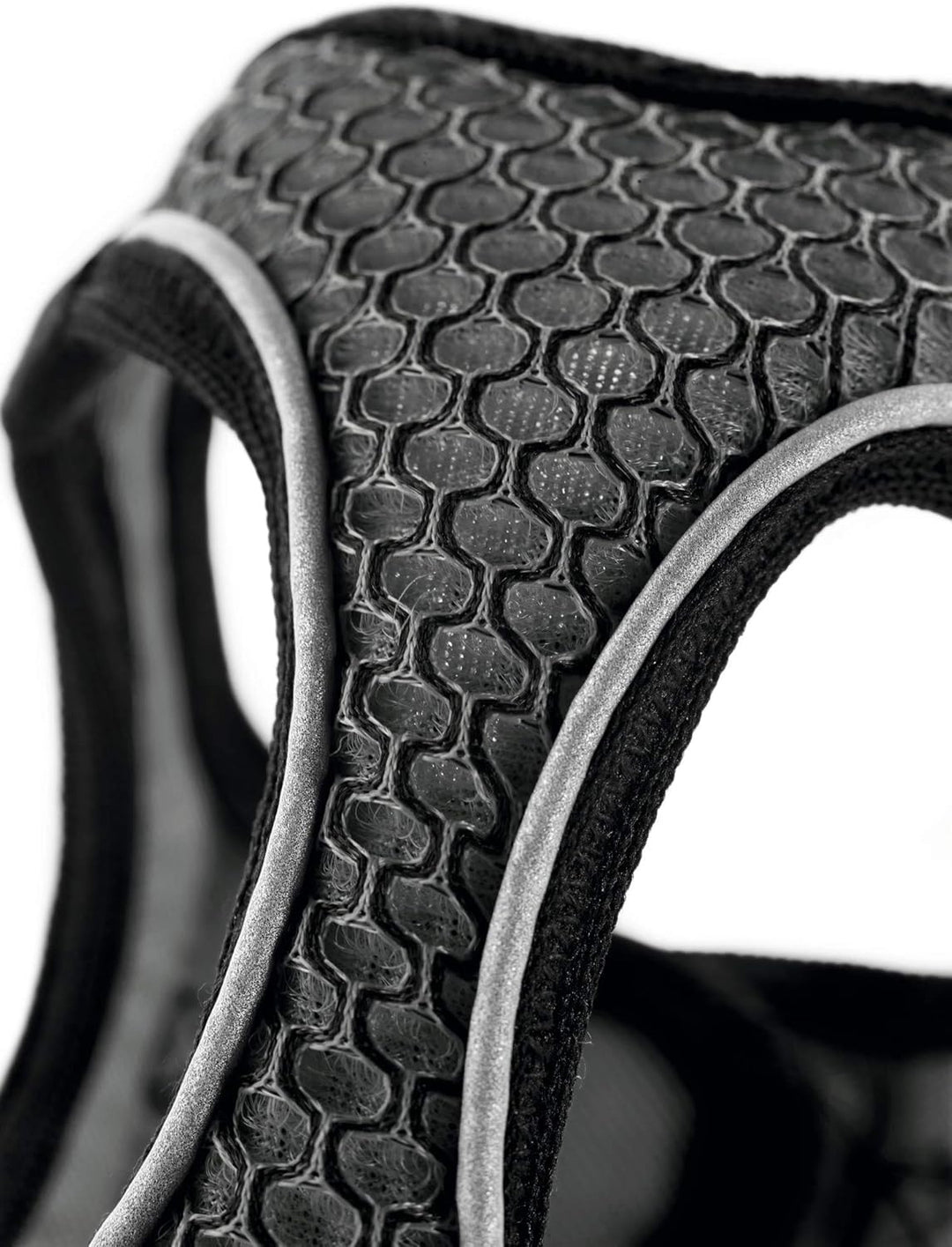 HUNTER HILO COMFORT Geschirr für kleine Hunde mit Netzmaterial und reflektierenden Elementen, anthra