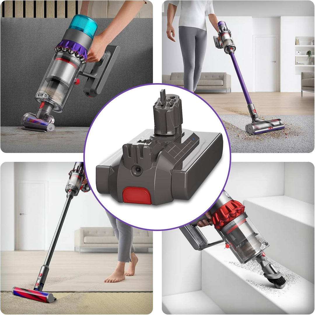 V11 Akku für Dyson 11, 3900mAh Ersatzakku für Click in Typ V11 SV15 SV16 Staubsauger(Nicht geeignet