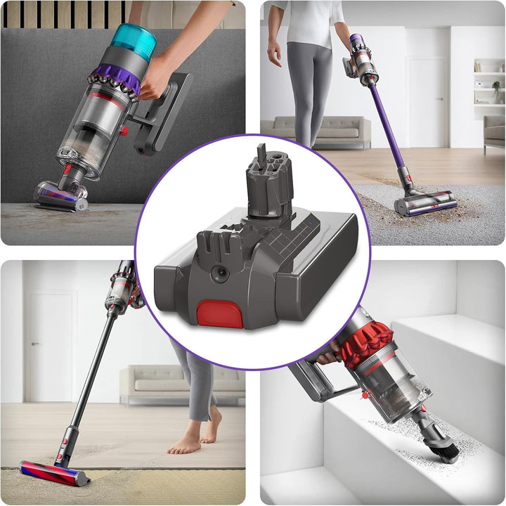 V11 Akku für Dyson 11, 3900mAh Ersatzakku für Click in Typ V11 SV15 SV16 Staubsauger(Nicht geeignet