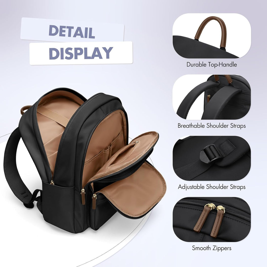 GOLF SUPAGS Gross Arbeitsrucksack Damen, Wasserdicht Laptop Rucksack mit Laptopfach, Multifunktional