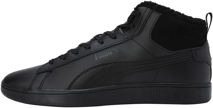 PUMA Herren Smash 3.0 Mid WTR Sneaker, Puma Black Shadow Gray