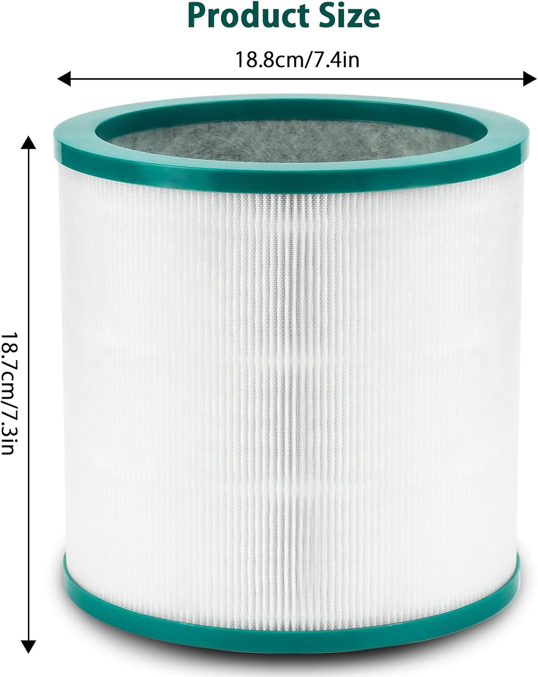 Ersatz HEPA Filter Aktivkohle Kompatibel mit Dyson TP00 TP01 TP02 TP03 AM11 BP01 Pure Cool Link Luft