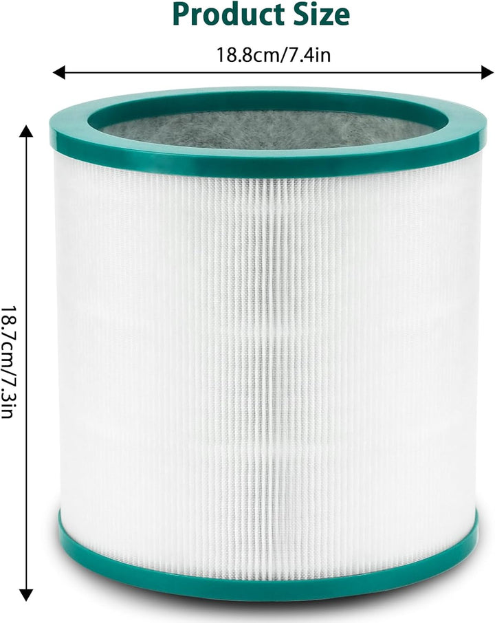 Ersatz HEPA Filter Aktivkohle Kompatibel mit Dyson TP00 TP01 TP02 TP03 AM11 BP01 Pure Cool Link Luft