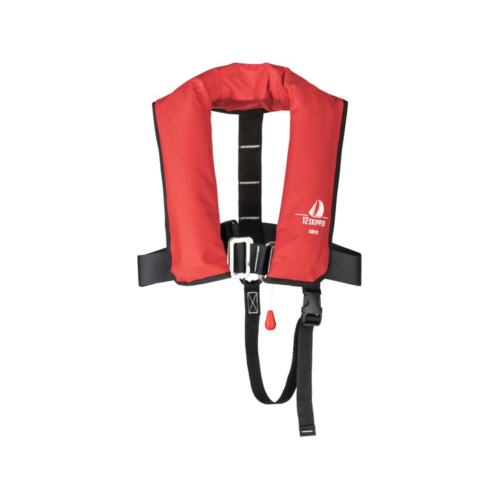 12skipper Kinder-Automatik Rettungsweste ISO 150N, Schwimmweste rot, rot