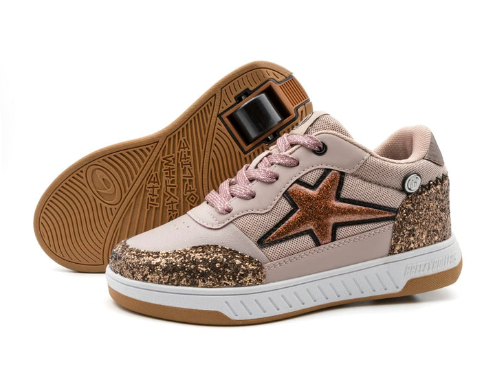 BREEZY ROLLERS Schuhe mit Rollen für Kinder I Rollschuhe-Sneaker Kids I Von Kinder Strassen-Schuhen