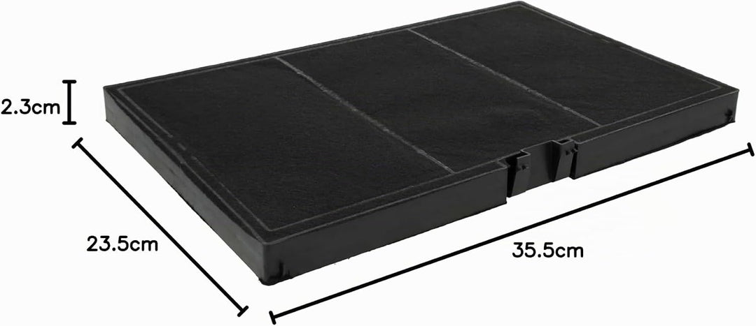 vhbw 2x Filter kompatibel mit Bosch DWK97HM20/01, DWK97IM60, DWK97HM60/01, DWK97HM60, DWK97HM20B/01