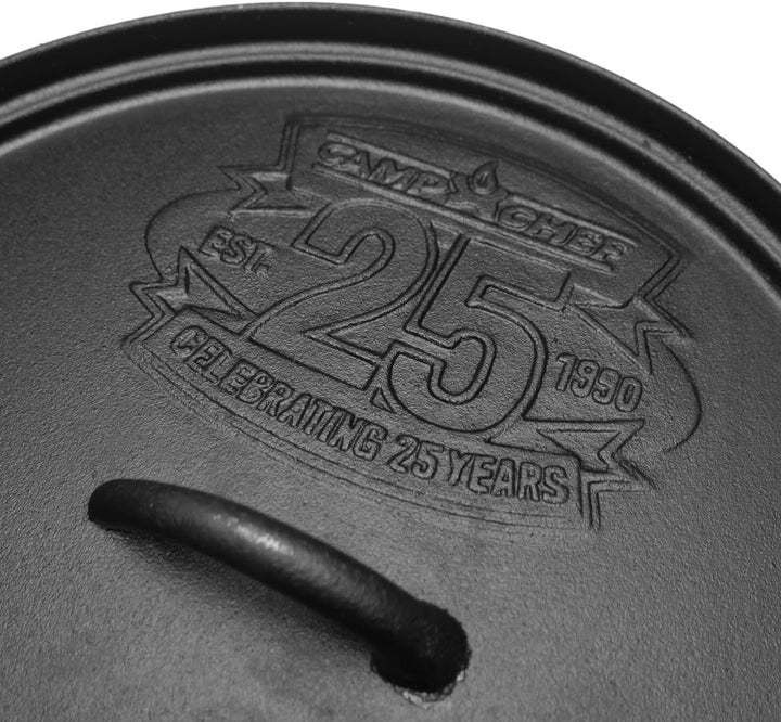 Camp Chef 25th Anniversary Cast Iron Set, 12" Dutch Oven und 12" Pfanne mit Deckel