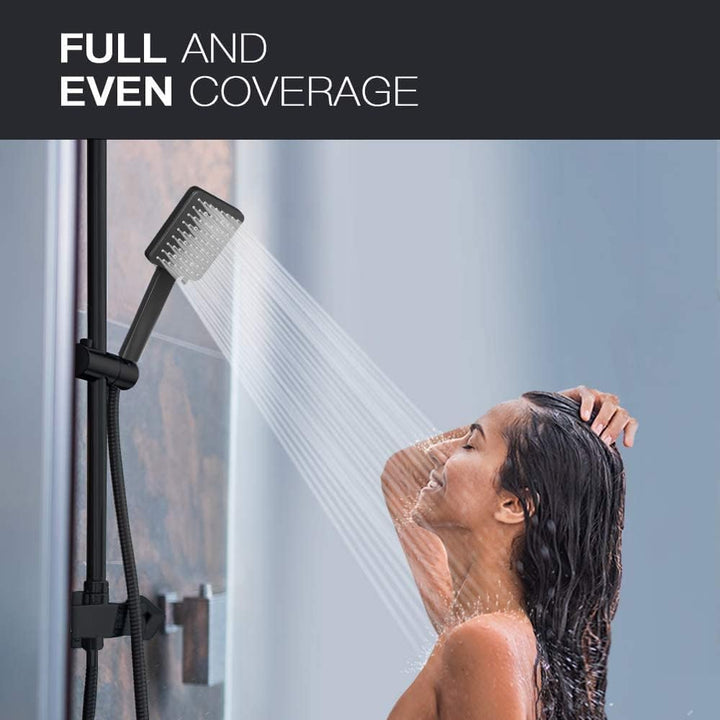 Newentor Duschkopf mit Schlauch [TESTSIEGER], Duschbrause mit Schlauch 1,5M, Hochdruck Duschkopf Han