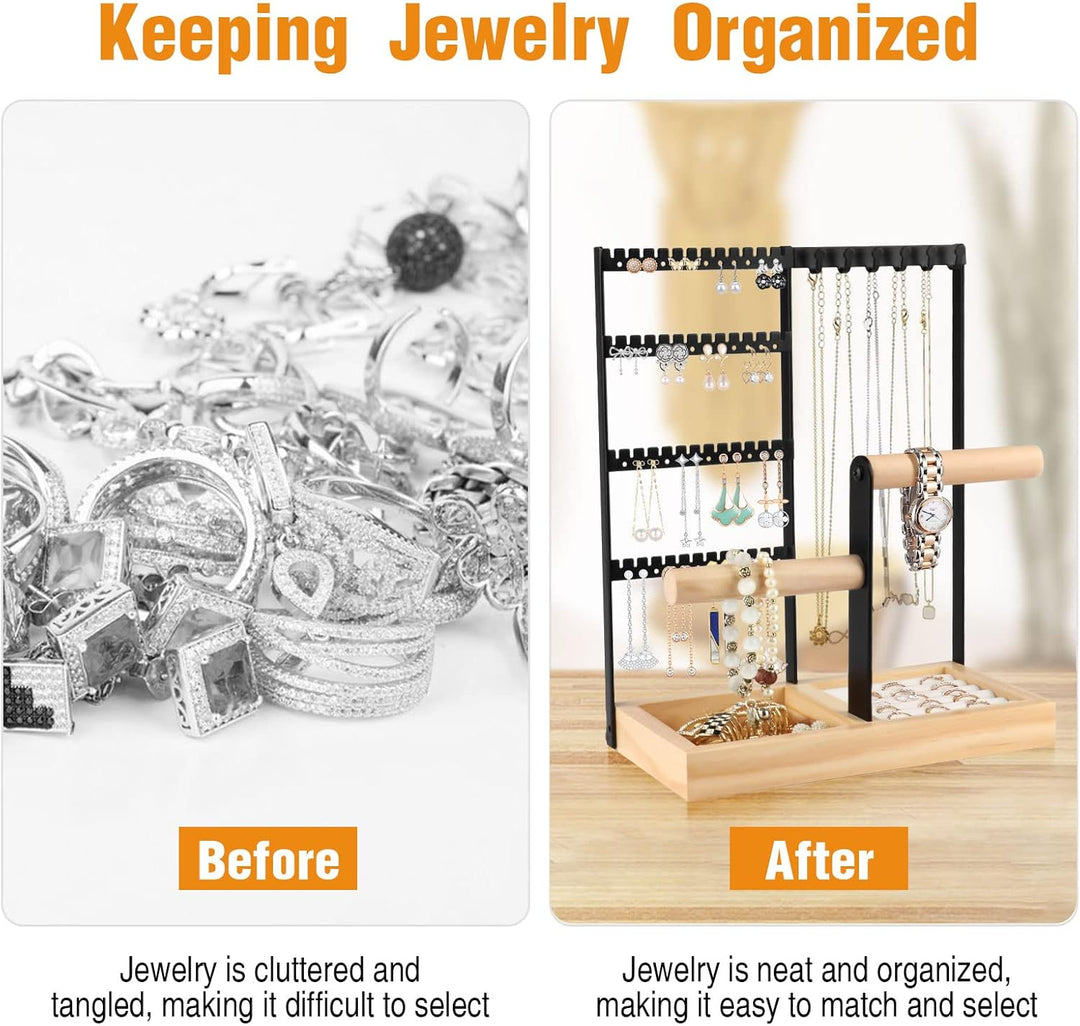 Kingling Schmuckständer, Schmuckhalter Schmuck-Organisator Schmuckständer Ständer zur Aufbewahrung v