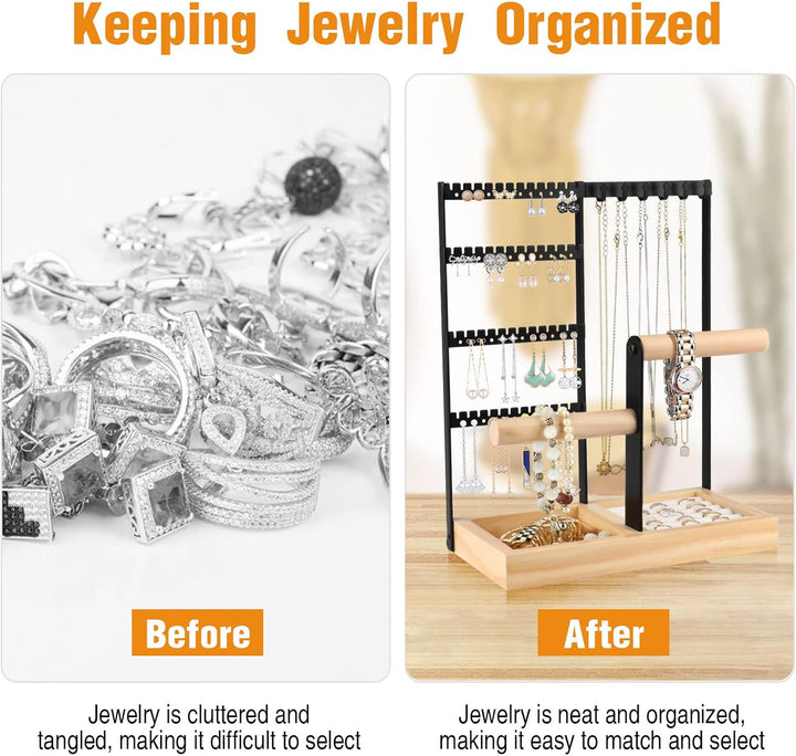 Kingling Schmuckständer, Schmuckhalter Schmuck-Organisator Schmuckständer Ständer zur Aufbewahrung v