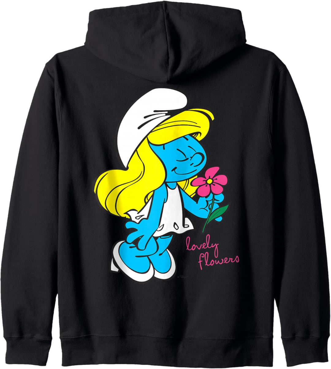Die Schlümpfe Schlumpf Charakter Blumen Kapuzenjacke