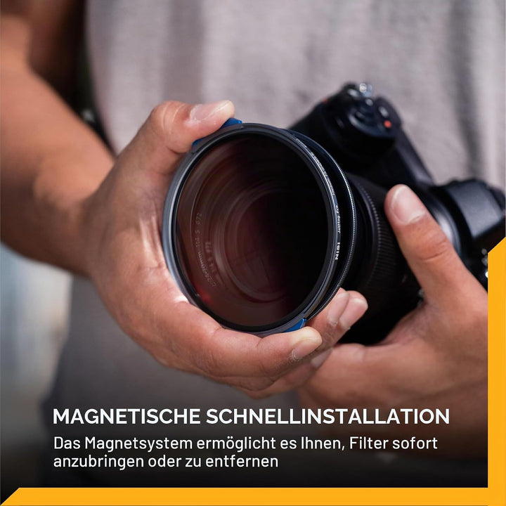 NiSi 82mm JetMag Pro Magnetischer Medium FS GND8 (0.3-Stops9) Verlaufs-ND-Filter (Zur Verwendung mit