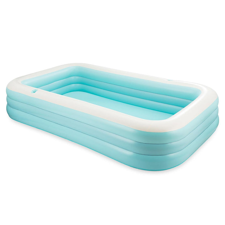 Funsicle Serenity 10 Fuss aufblasbarer Pool, 305 cm Familienpool – Lagunenblau, Blau