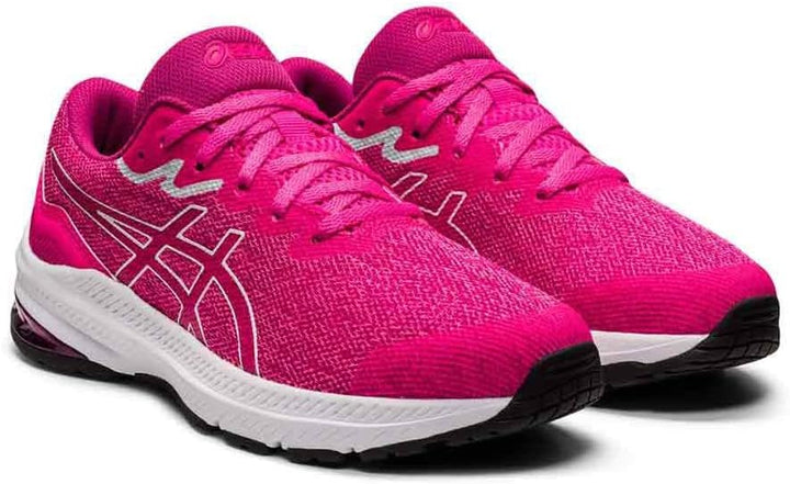 ASICS Unisex Kinder Gt-1000 11 Gs Sneaker 34.5 EU Pink Glo White, 34.5 EU Pink Glo White
