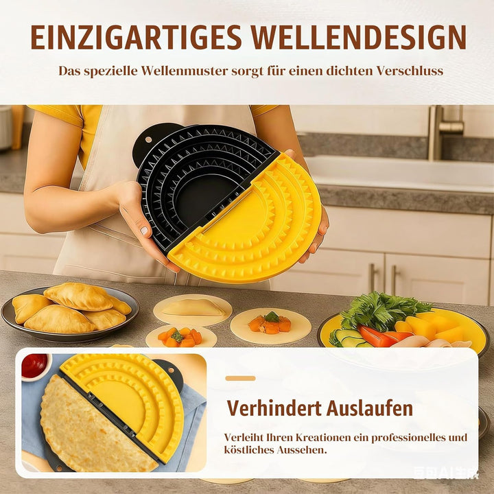 3-in-1 Tortilla Presse, Abnehmbare 15,2–20,3–25,4cm Tortilla Sealer, Quesadilla-Maker, Versiegelung,
