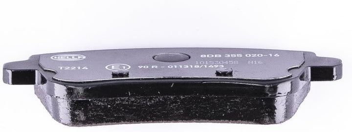 HELLA PAGID 8DB 355 020-161 Bremsbelagsatz - T2214 - Dicke/Stärke: 16.8mm - Bremssystem: TRW - für V