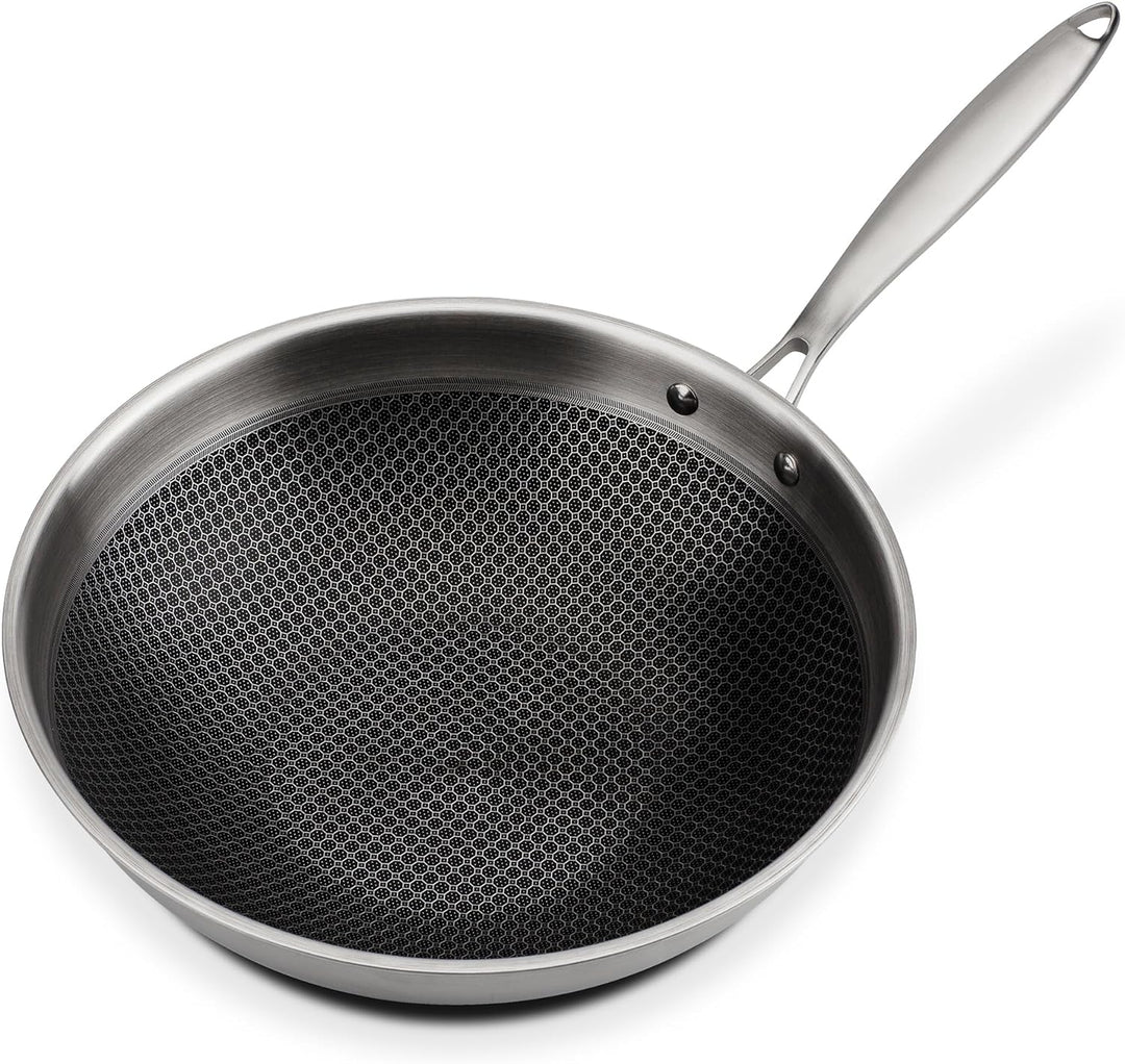 Wok-Pfanne Asia mit Glasdeckel 32cm