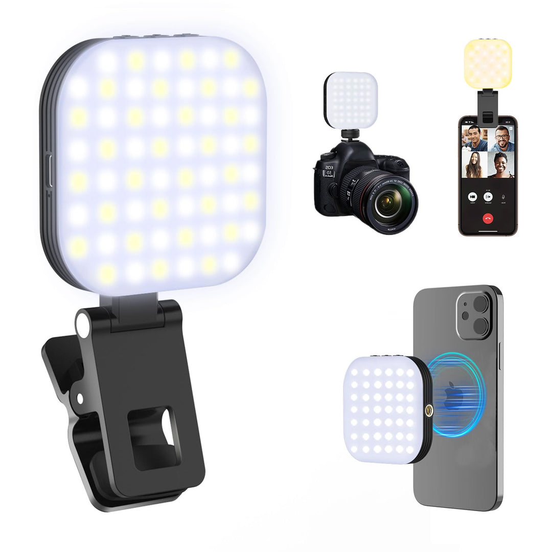 Mini Magnetisches Handy-Selfie-Licht, kompatibel mit iPhone Magsafe, Clip-on-Taschenlicht für Tablet