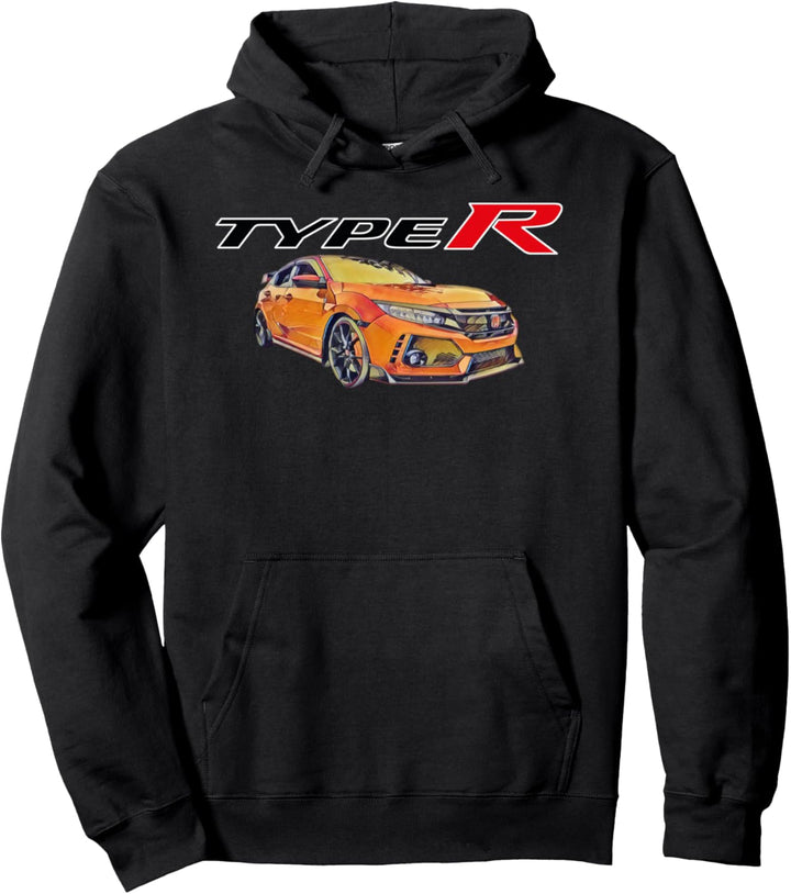 FK8 Civic Typ R Retro Style Pullover Hoodie